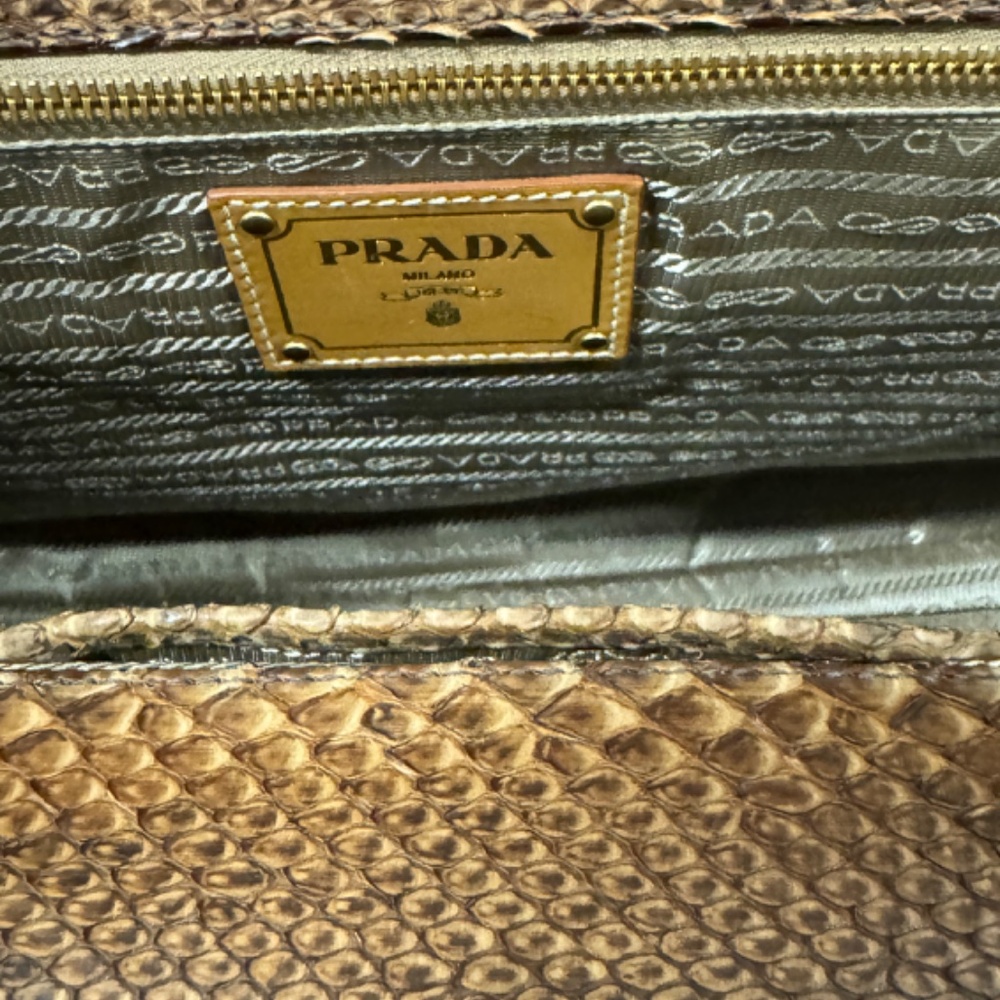 Prada Python Frame Bag - image 6